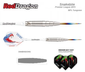 Peter Wright Snakebite PL15 90% Tungsten