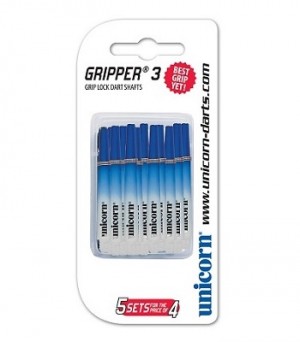 Gripper III Blue/White Shafts 5 sets
