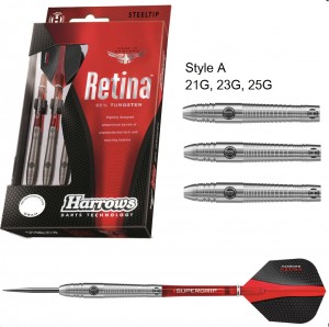 Retina 95% Tungsten Darts Style A Steel Tip 