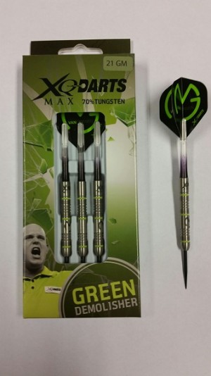 XQ-MAX Michael Van Gerwen 70% Green Demolisher