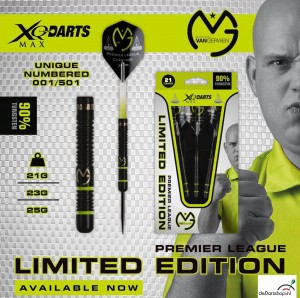 Michael van Gerwen PL Limited Edition XQ-Max dartpijlen
