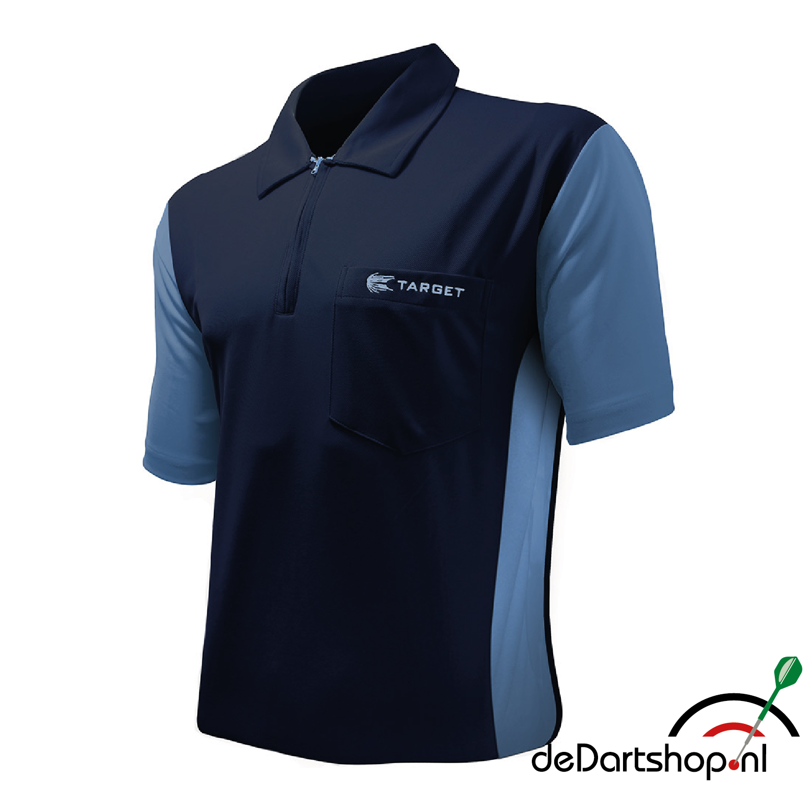 Target TwinColour Navy Blue & Light Blue Play 3 Breathable Dart Shirt