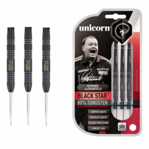 Raymond van Barneveld Black Star 24 gram Unicorn dartpijlen Raymond van Barneveld Black Star 24 gram Unicorn dartpijlen