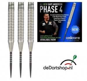 Gary Anderson Phase 4 90% Tungsten dartpijlen