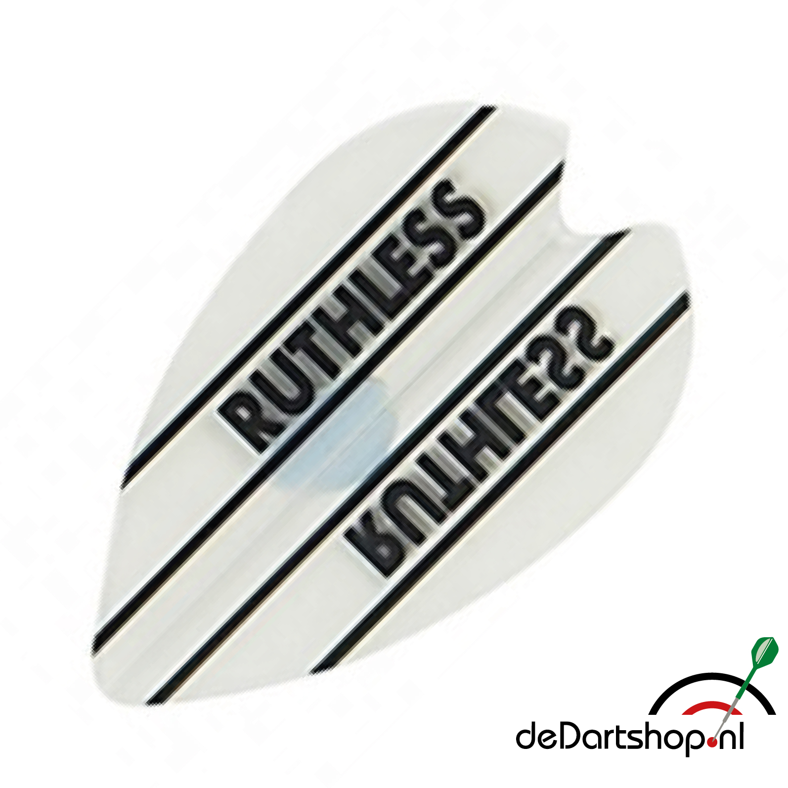 Flight Vortex Ruthless White/Clear darts flights