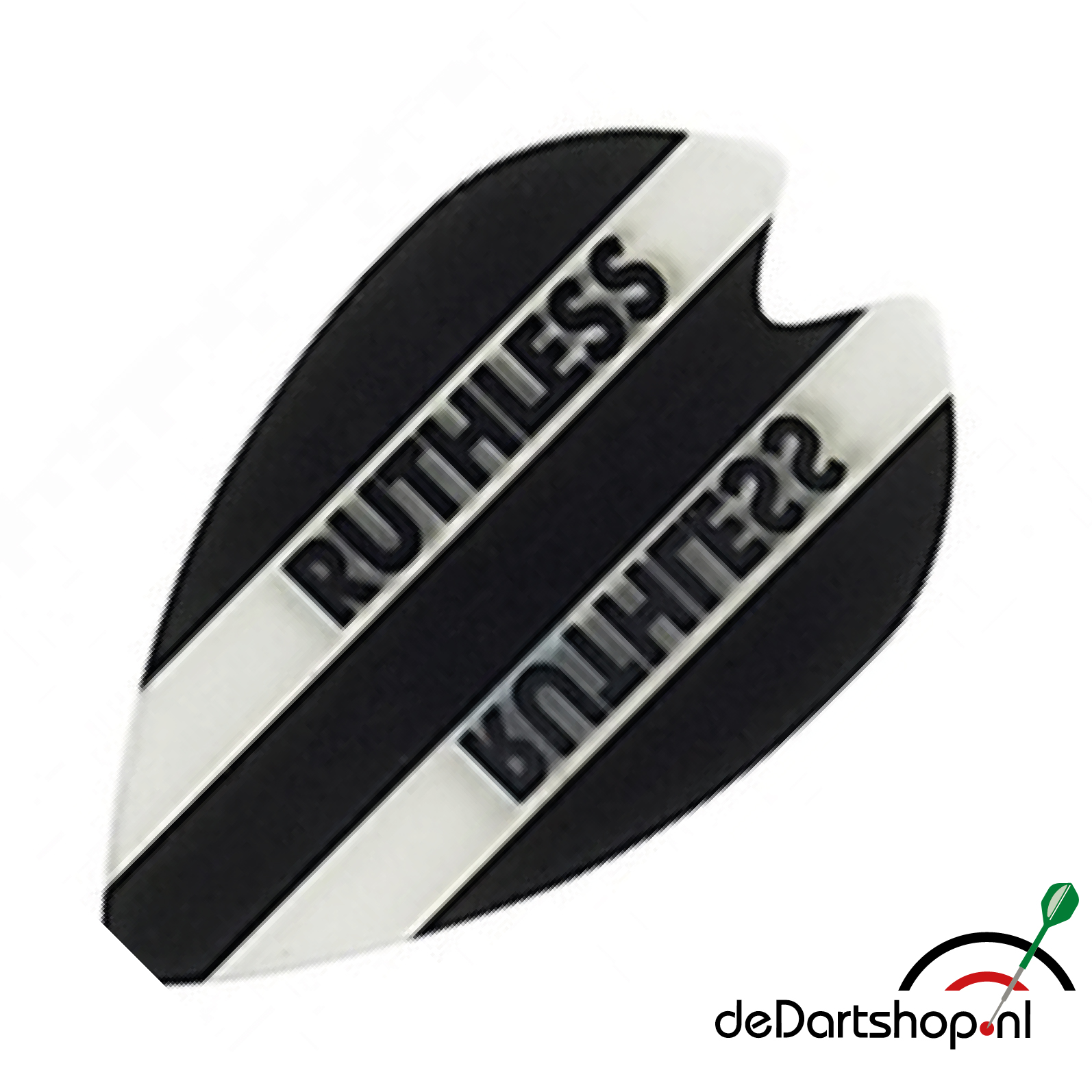 Flight Vortex Ruthless Black/Clear darts flights
