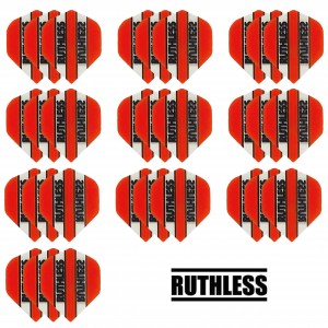 10 Sets Ruthless 100 micron flights - Oranje