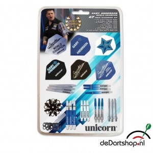 Gary Anderson World Champion Accesory Kit 64 onderdelen