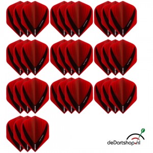 10 - Sets XS100 Vista 100 micron flights - Rood