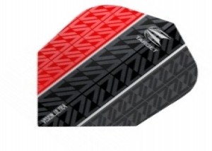 Vapor 8 Black Vision Ultra Flight Rood - target dartflights