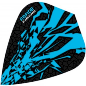 Flight - Rapide X Aqua Blauw - Harrows - darts flights