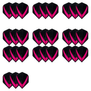 10 Sets Vista-X 100 micron flights - Roze - darts flights