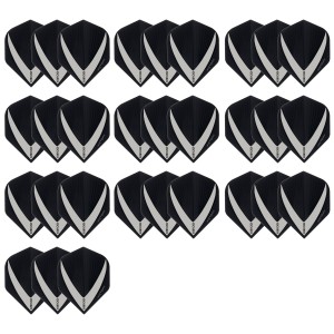 10 Sets Vista-X 100 micron flights - Smokey - darts flights