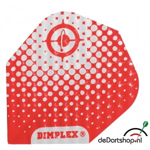 Flight Dimplex Red/White - harrows - darts flights	