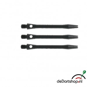 Aluminium Black zwart darts shafts