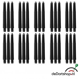10 sets - Deflecta nylon - zwart - Intermediate