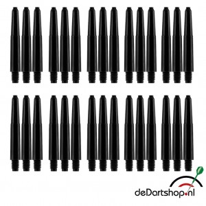 10 sets - Deflecta nylon - zwart - Short