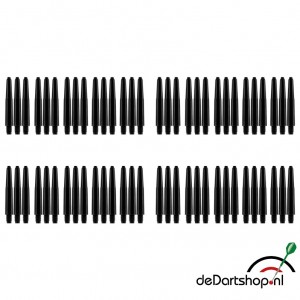 20 sets - Deflecta nylon - zwart - Short