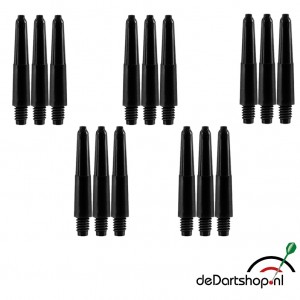 5 sets - Deflecta nylon - zwart - Extra Short
