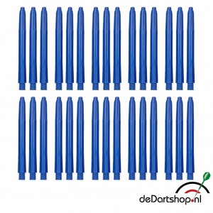 Blauw - Medium - 10 sets - Deflecta nylon - darts shafts