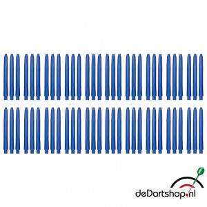 Blauw - Medium - 20 sets - Deflecta nylon - darts shafts