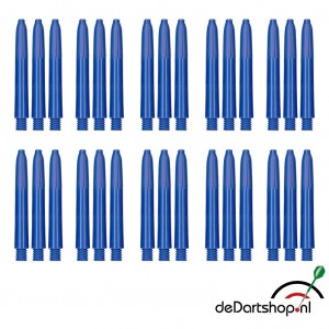 Blauw - Short - 10 sets - Deflecta nylon - darts shafts