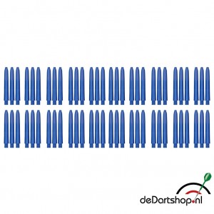 Blauw - Short - 20 sets - Deflecta nylon - darts shafts
