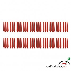 Rood - Short - 20 sets - Deflecta nylon - darts shafts