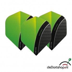 Flight XS100 Curve Groen - darts flights