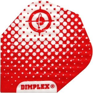 Flight Dimplex Red/White - harrows - darts flights