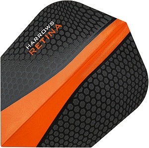 Flight Harrows Retina Orange - darts flights