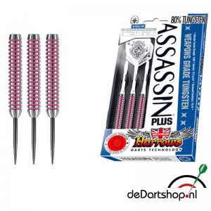 Assassin Plus Roze - 80% Tungsten - 22-24-26 gram - Harrows - dartpijlen