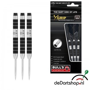 X-grip X2 - 90% Tungsten - 20-22-24 gram - Bull's dartpijlen