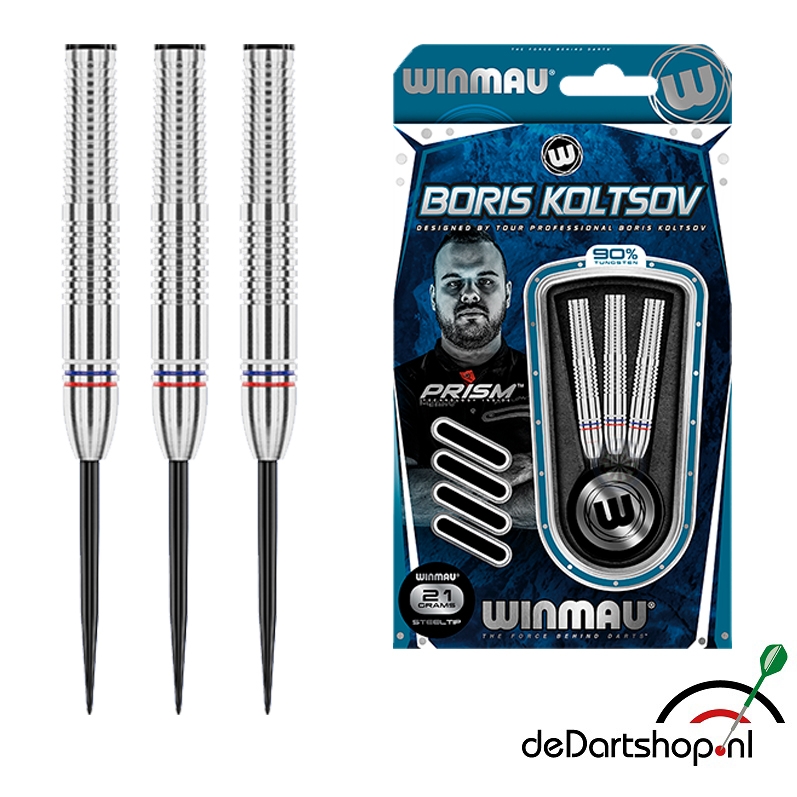 Boris Koltsov 90 21 gram Winmau dartpijlen