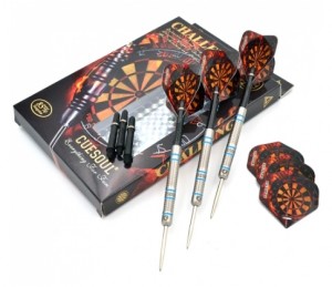 Cuesoul - Challenger Blue Shark - 85% - 22-24-26 gram - dartpijlen