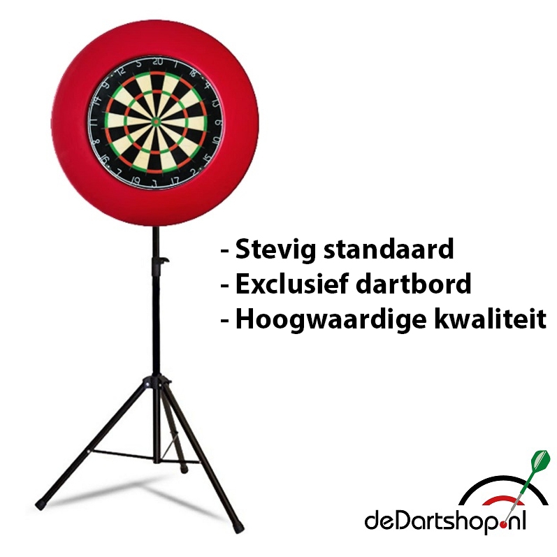welzijn Glimp Gelukkig Portable dartbord standaard - Dragon Darts - deDartshop.nl