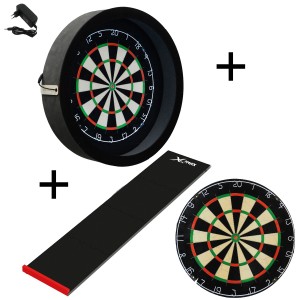 Dragon darts - Sorpresa PRO set - Zwart - dartbord - dartmat - dartbord verlichting