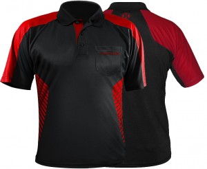 Harrows - Vivid - fire red - darts shirt
