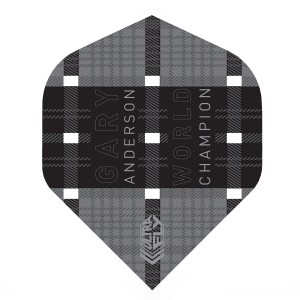 Unicorn Gary Anderson Black Big Wing Ultrafly World Champion Dart Flights Unicorn Gary Anderson Black Big Wing Ultrafly World Champion Dart Flights