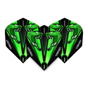 Peter Wright Snakeflights Groen - darts flights