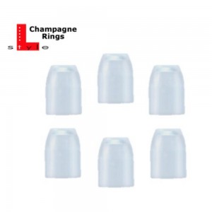 L Style - Champagne cups clear (6 Stuks)