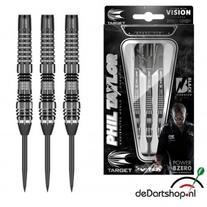 Phil Taylor - 8zero Black 4 - 80% tungsten - Target - dartpijlen