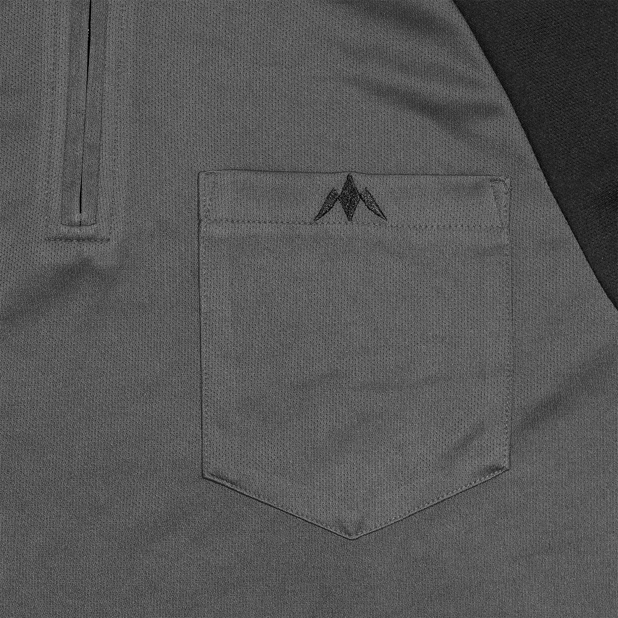 Mission Exos Cool Dartshirt Grijs/Zwart