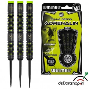 Michael van Gerwen - Adrenaline - 22-23-24 gram - 90% - winmau - dartpijlen	