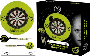 Michael van Gerwen - Tournament dart set - complete dartset - starterset - dartbord - dartbord surround - dartpijlen - van gerwen