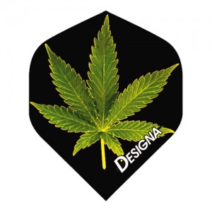 darts flights - Cannabis blad - designa darts flights