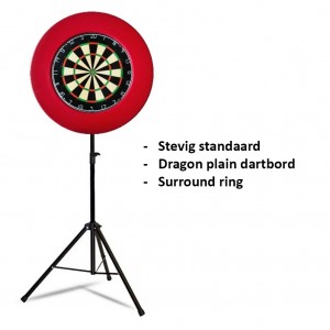 Dragon darts - Portable plain pakket - rood