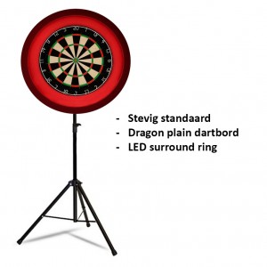 Dragon darts - Portable LED pakket - rood