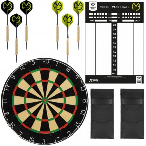 Dragon darts - Michael van Gerwen Starterset 180 dartset inclusief 2 sets michael van gerwen dartpijlen inclusief MvG whiteboard