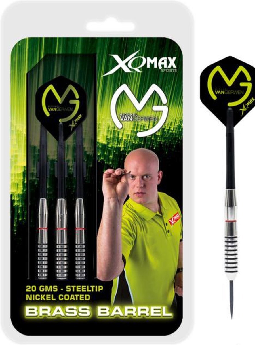 reactie abortus wet XQ Max darts Michael van Gerwen nickel 20 gram dartpijlen - deDartshop.nl